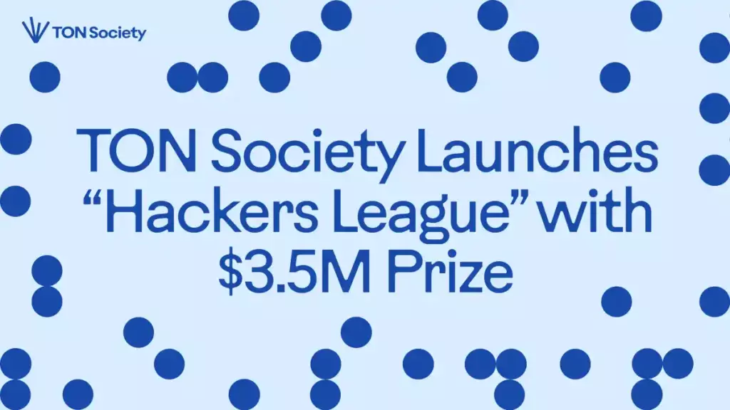 TON Society запускает Hackers League с призовым фондом в 3,5 млн долларов