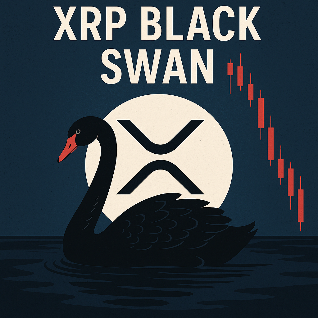 «Чёрный лебедь» XRP: крупнейшая ликвидация длинных позиций в истории