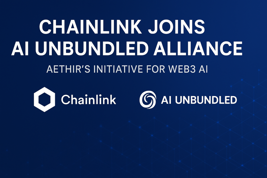 Chainlink присоединился к альянсу AI Unbundled от Aethir для развития Web3 AI