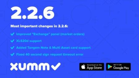 Версия кошелька XUMM версии 2.2.6 с поддержкой NFT уже запущена Версия кошелька XUMM версии 2.2.6 с поддержкой NFT уже запущена